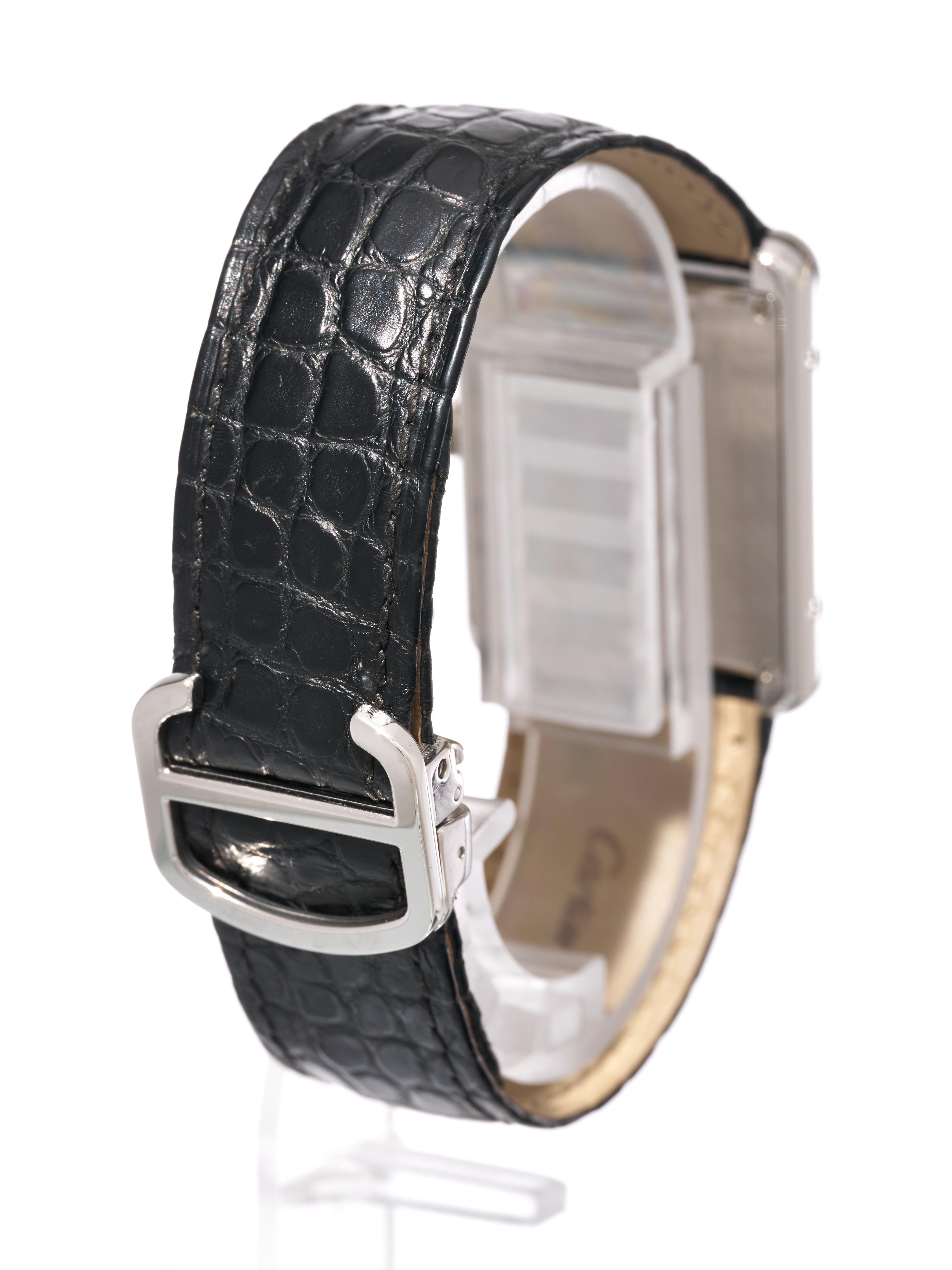  Cartier Tank Solo Piano Montre édition limitée blanche unisexe 3169 W5200017 B&P Unisexe 