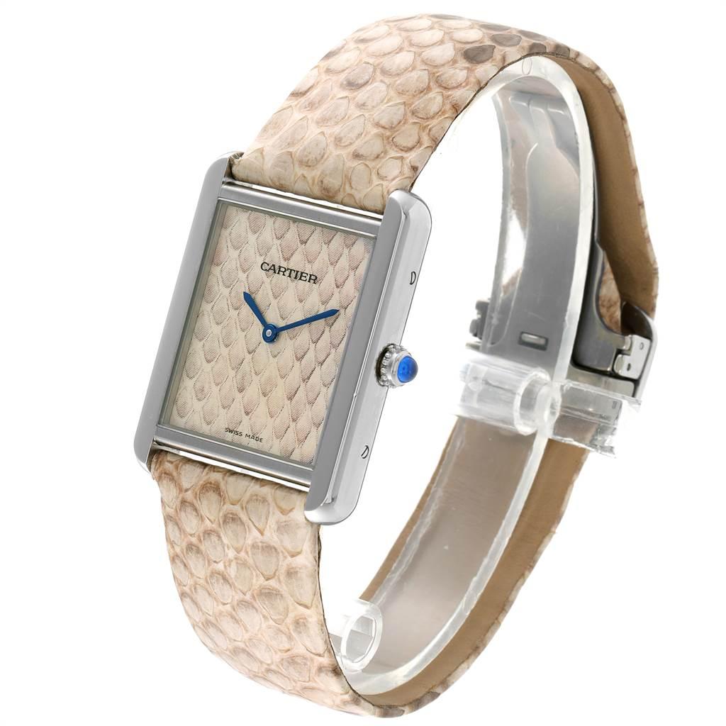 cartier tank python