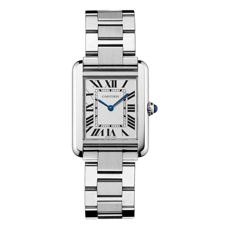 Cartier Tank Solo Quartz Movement Steel Watch W5200013