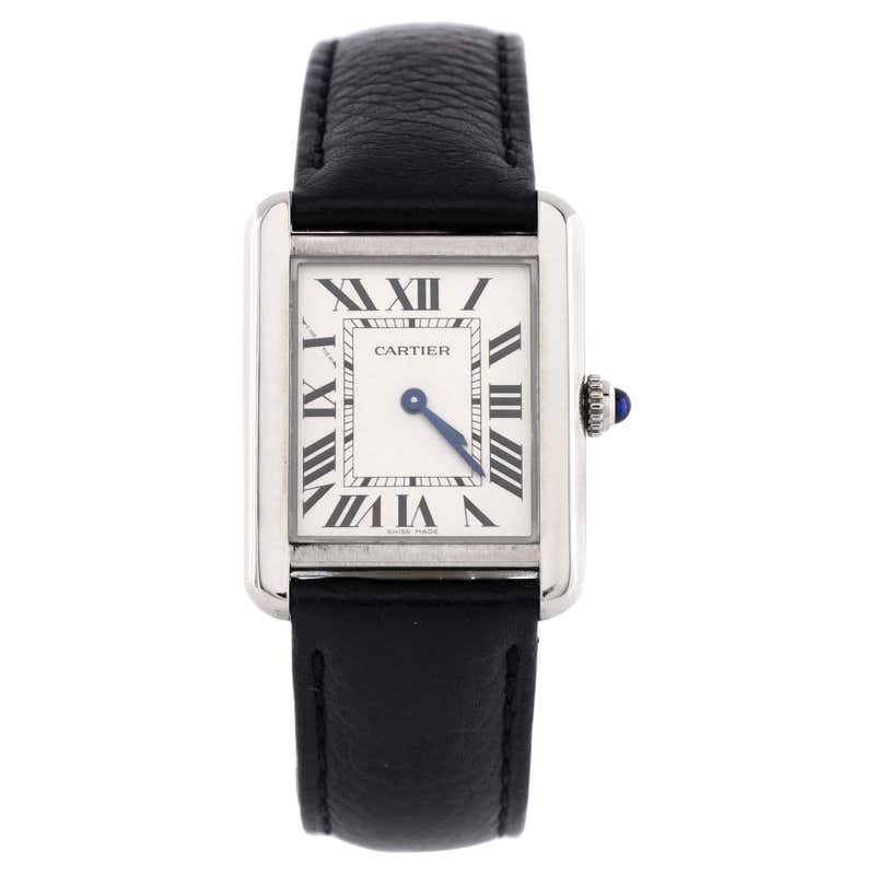 Cartier Solo Tank Watch 2011 For Sale at 1stDibs | cartier tank solo small