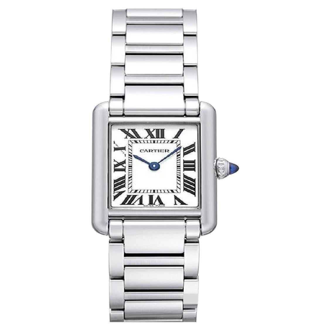 Cartier Tank Solo SM WSTA0051 - Sleek Women's Luxury Watch, Stainless Steel