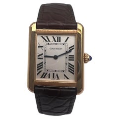 Cartier Tank Solo Small 18K Rose Gold 24mm x 30.5mm W5200024 Box Papers