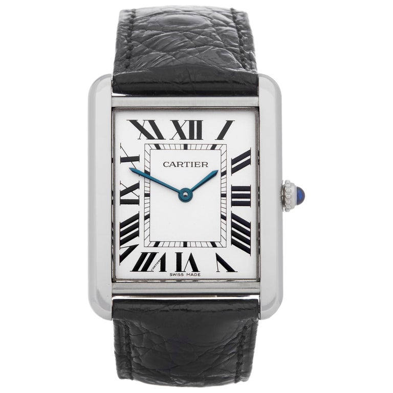 Cartier Tank Solo Stainless Steel 2715 or W1018355 at 1stDibs | cartier  tank 2715, cartier 2715