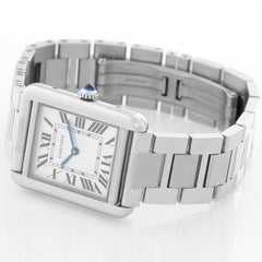 Cartier Tank Solo Stainless Steel Ladies Watch W5200013 3170
