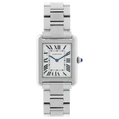 Cartier Tank Solo Stainless Steel Ladies Watch W5200013 3170