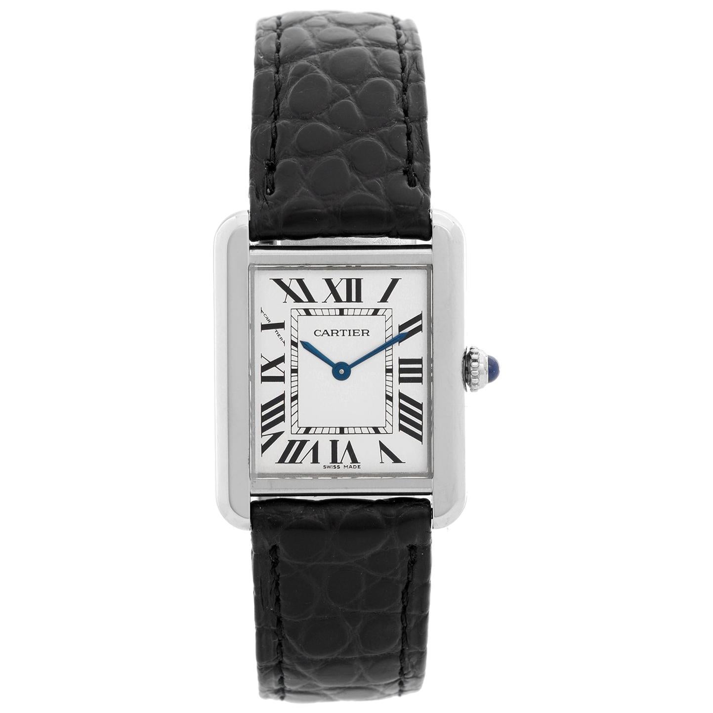 Cartier Tank Solo Stainless Steel Ladies Watch W520005