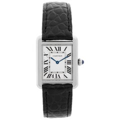 Cartier Tank Solo Stainless Steel Ladies Watch W520005