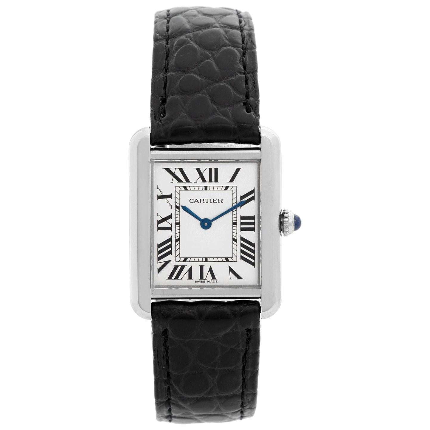 Cartier Tank Solo Stainless Steel Ladies Watch W520005