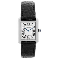 Cartier Tank Solo Stainless Steel Ladies Watch W520005