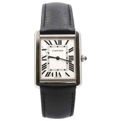 Cartier Tank Solo Stainless Steel Watch, Large Model