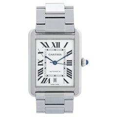 Used Cartier Tank Solo Stainless Steel XL W5200028 3800