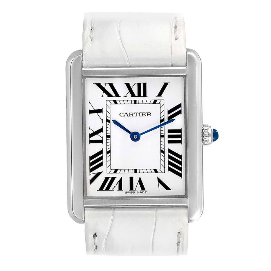 Cartier Tank Solo Steel Silver Dial 