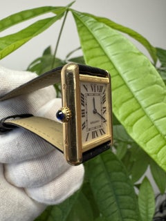 Cartier Tank Solo W1018755 18k Yellow Gold Ladies Watch