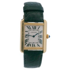 Cartier Tank Solo W5200002 Montre pour femme en or jaune 18 carats