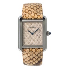 Cartier Tank Solo W5200020, Black Dial, Certified and Warranty