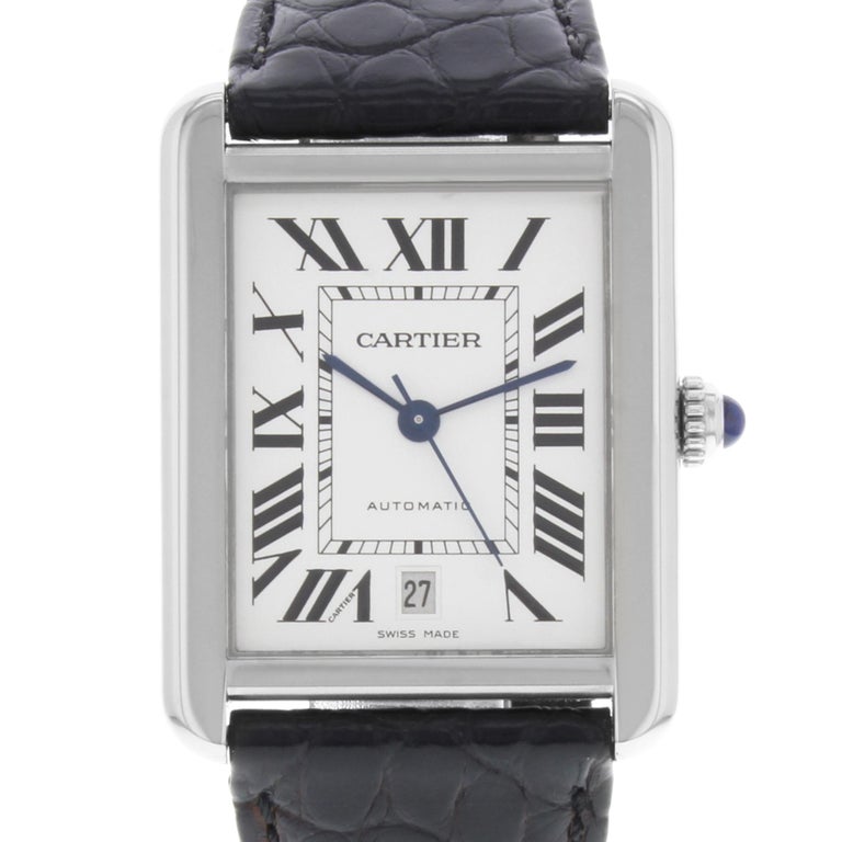 Cartier Tank Solo W5200027 Rectangle Stainless Steel Automatic Men's ...