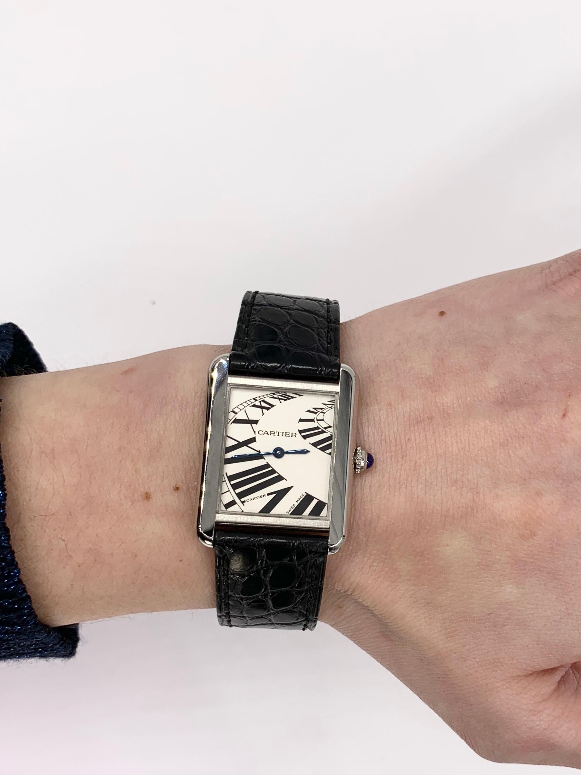 Women's or Men's Cartier Tank Solo Watch Model W5200018