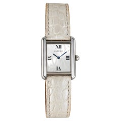 Reloj Cartier Tank Solo con esfera monograma, años 2000