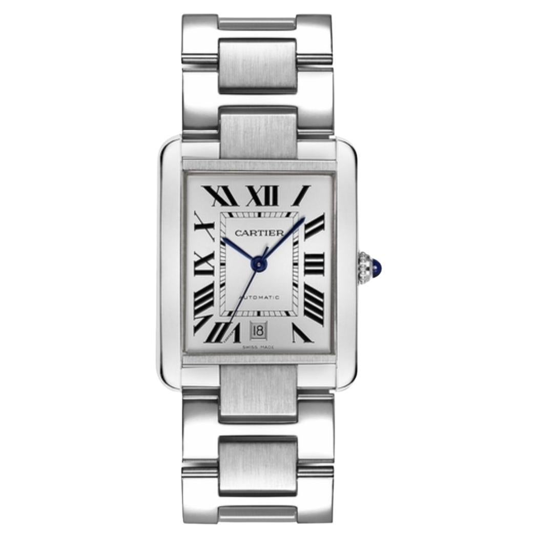 Cartier Tank Solo XL 31 x 41mm W5200028 Silver Dial Steel Automatic Box Papers For Sale