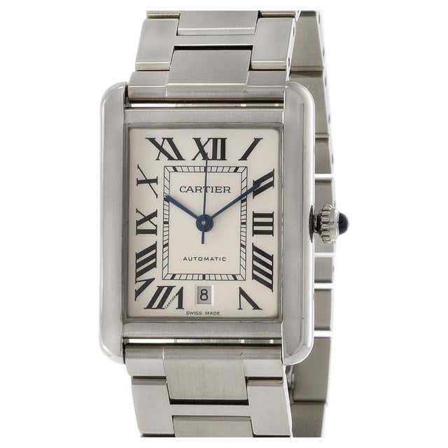 Cartier Solo Tank Watch 2011 For Sale at 1stDibs | casio tank watch ...