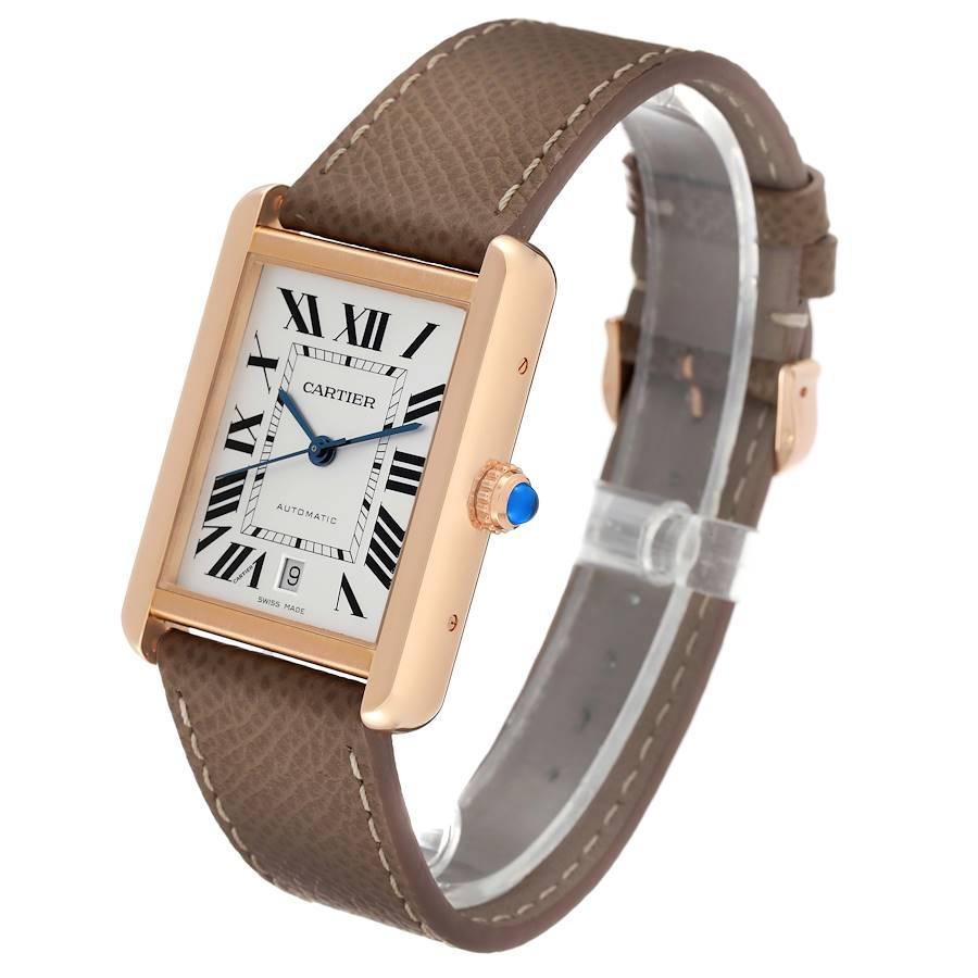 cartier tank solo rose gold