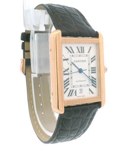 Cartier Tank solo XL W5200026 18K Rose Gold Watch