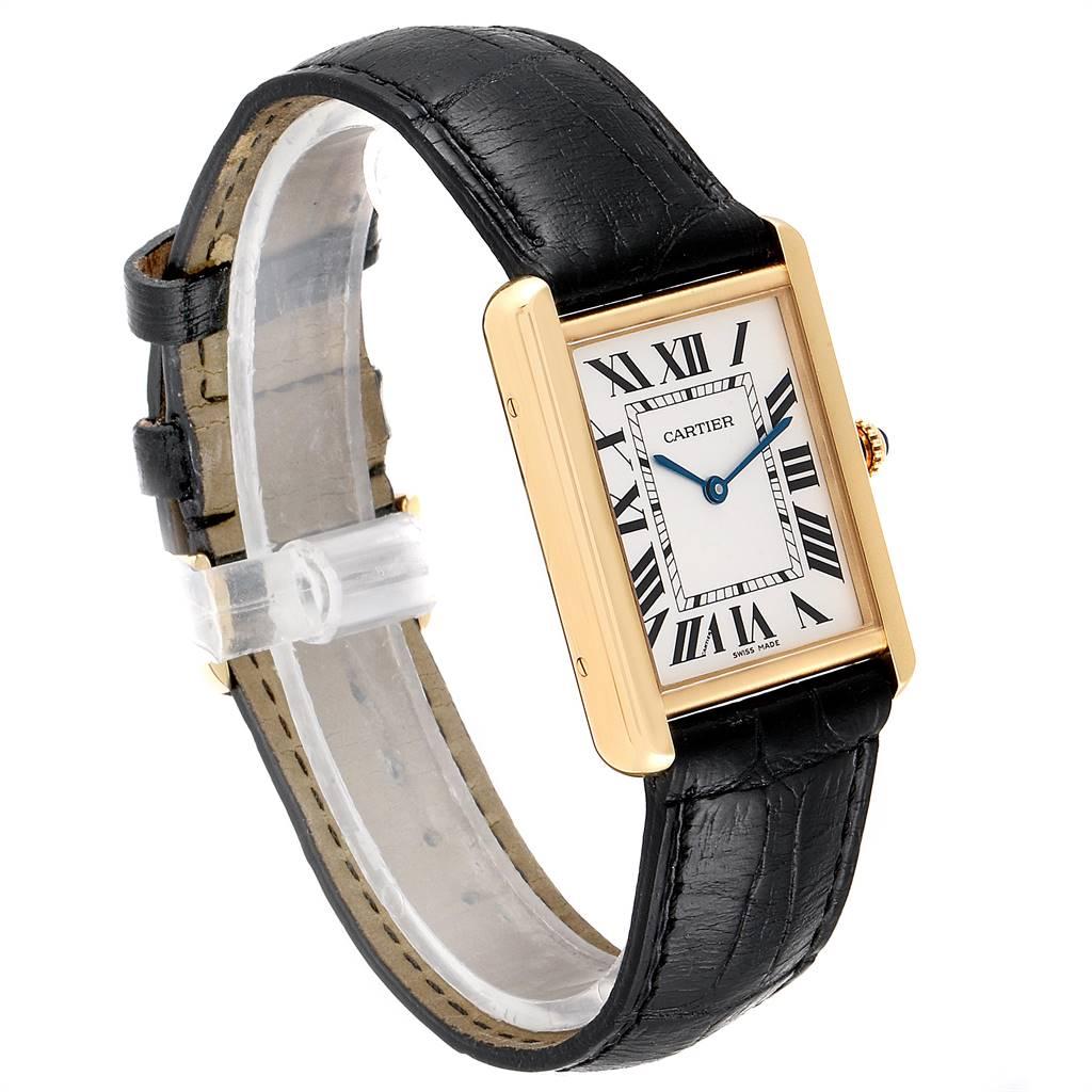 Cartier Tank Solo Yellow Gold Steel 