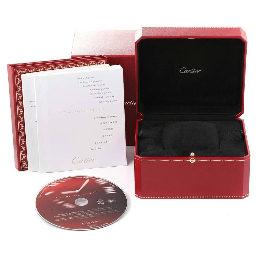 Cartier Tank Solo Gelbgold Stahl Braun Armband Große Uhr W5200004 Box Papiere 7
