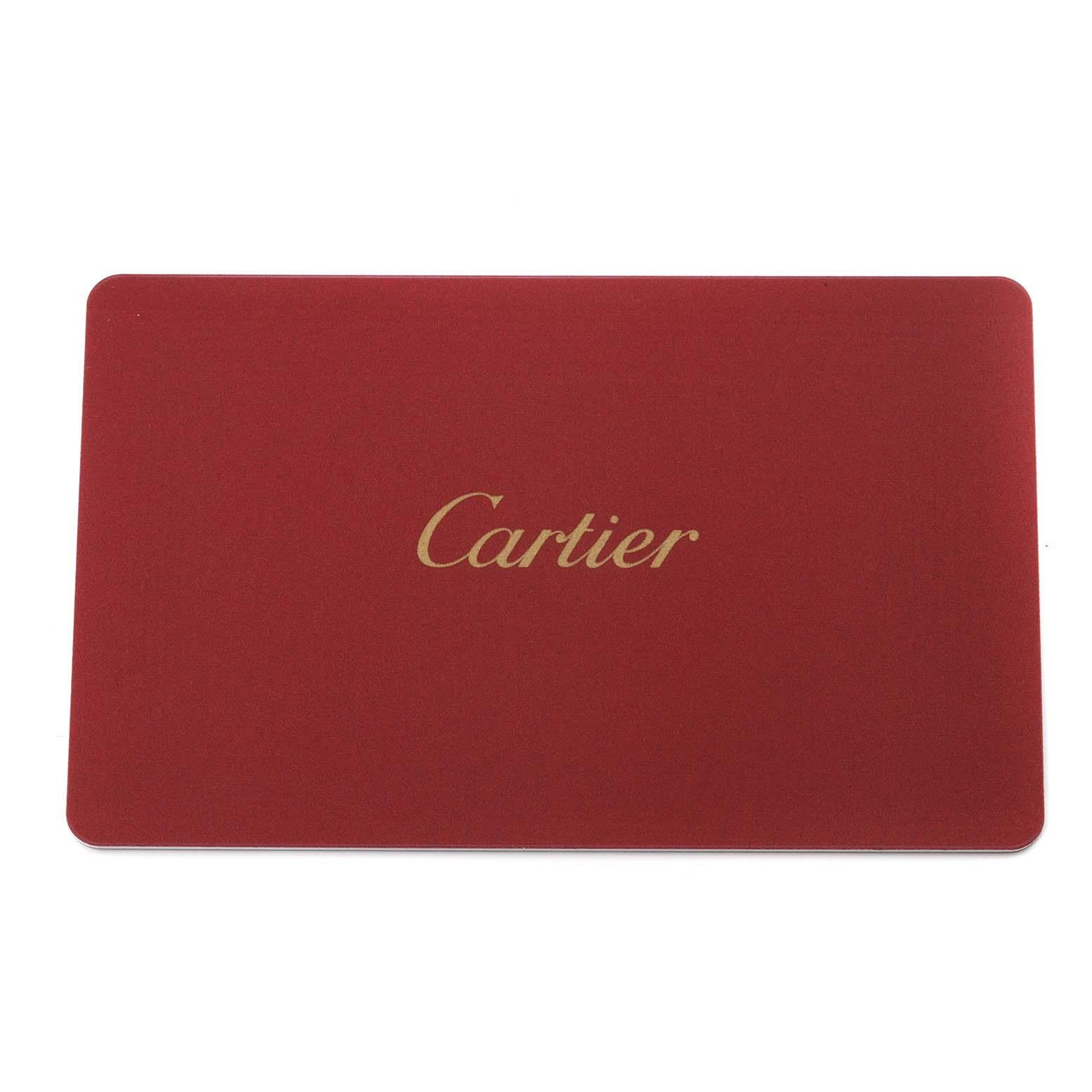 Cartier: Damenuhr W5200002, Tank Solo, Gelbgold, Stahl, Silber, Zifferblatt 8