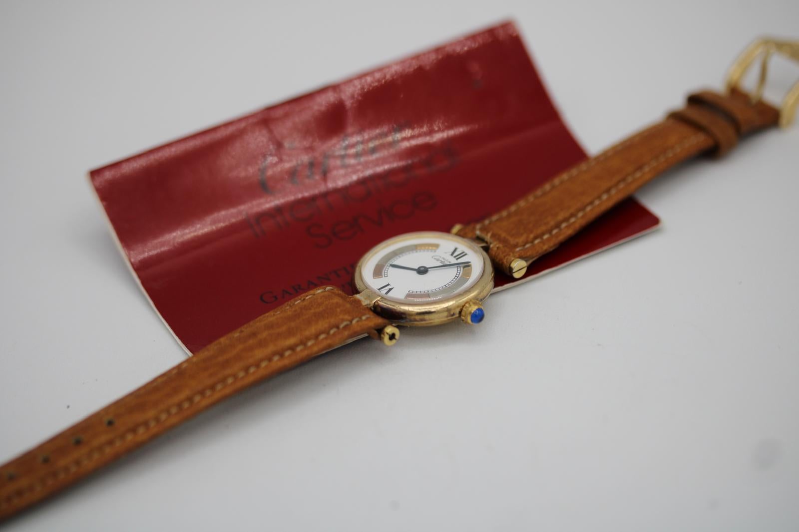 Cartier Tank Vendome 590004 For Sale 6