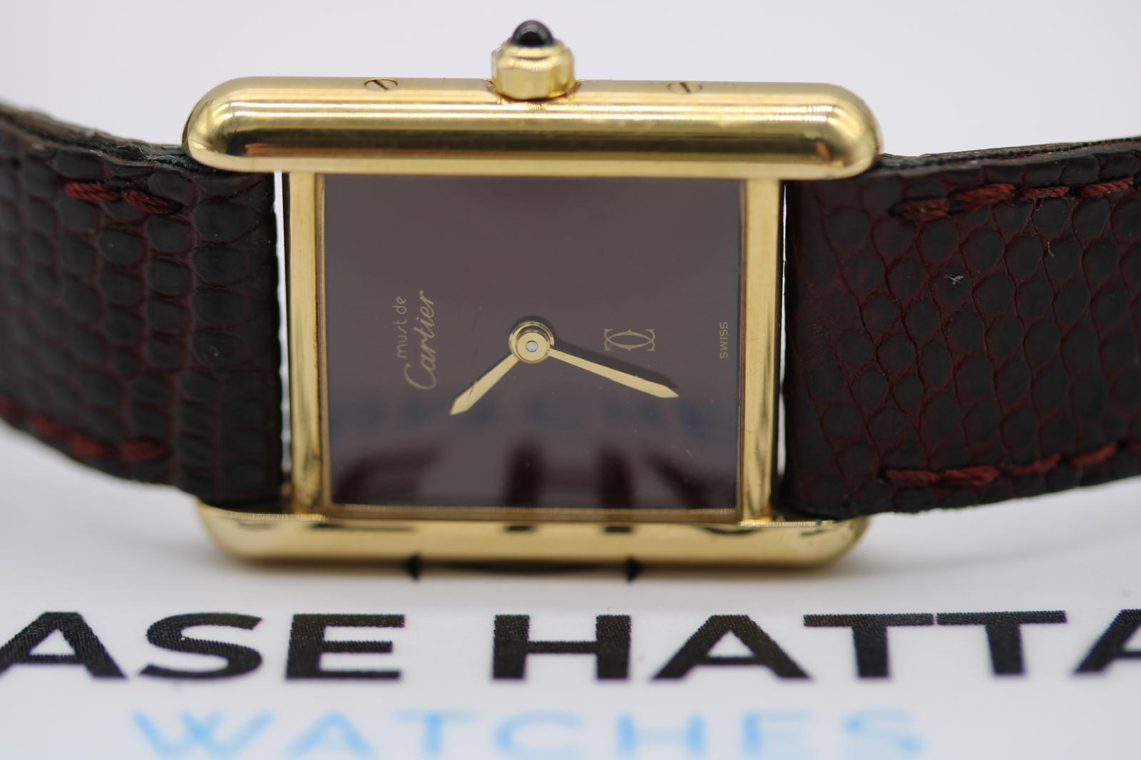 Women's Cartier Tank Vermeil 3 66001 For Sale
