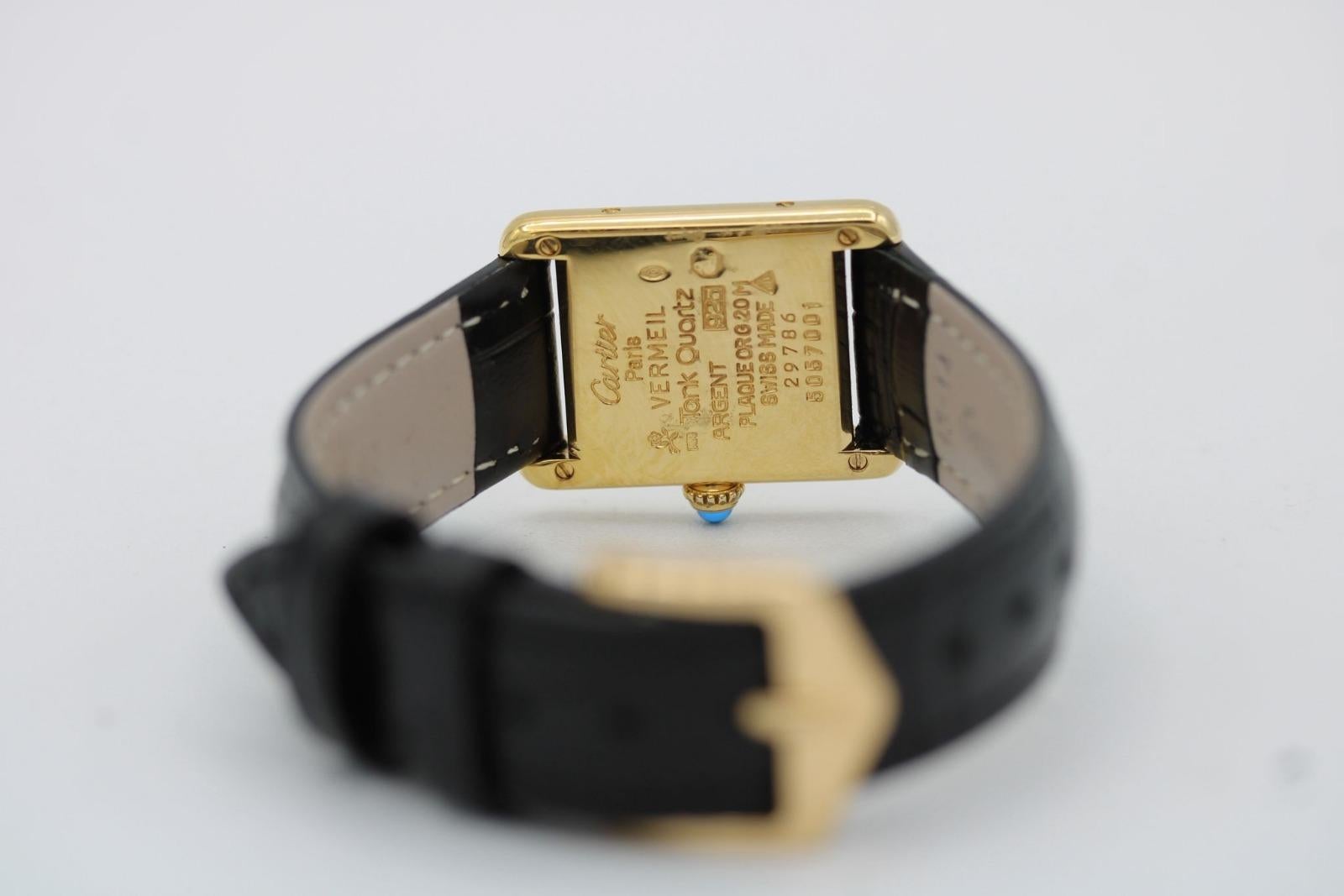 da uomo o donna Cartier Tank Vermeil 5057001 in vendita
