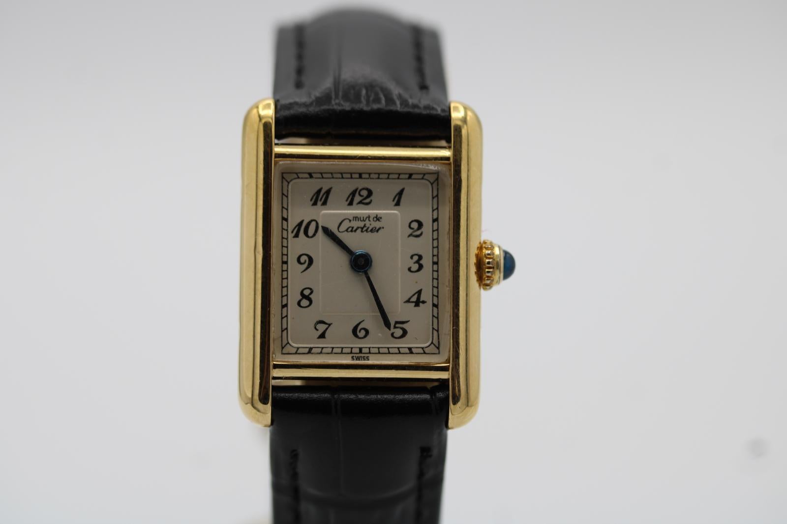 Cartier Tank Vermeil 5057001 in vendita 2