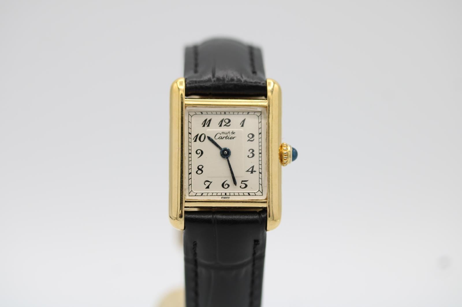 Cartier Tank Vermeil 5057001 in vendita 3
