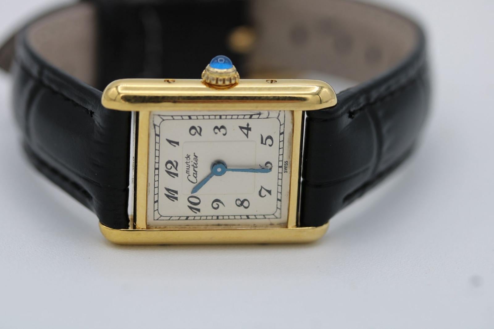 Cartier Tank Vermeil 5057001 in vendita 5