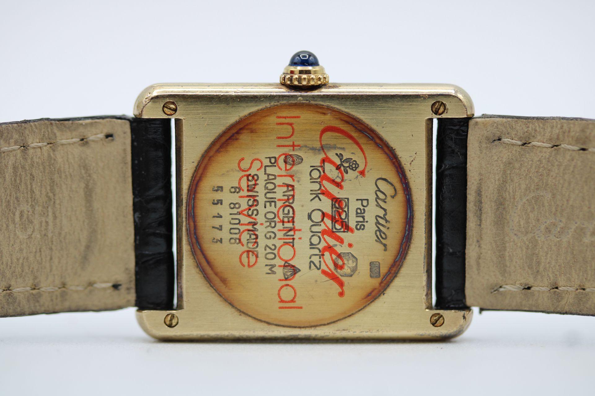 Cartier Tank Vermeil 681006 8