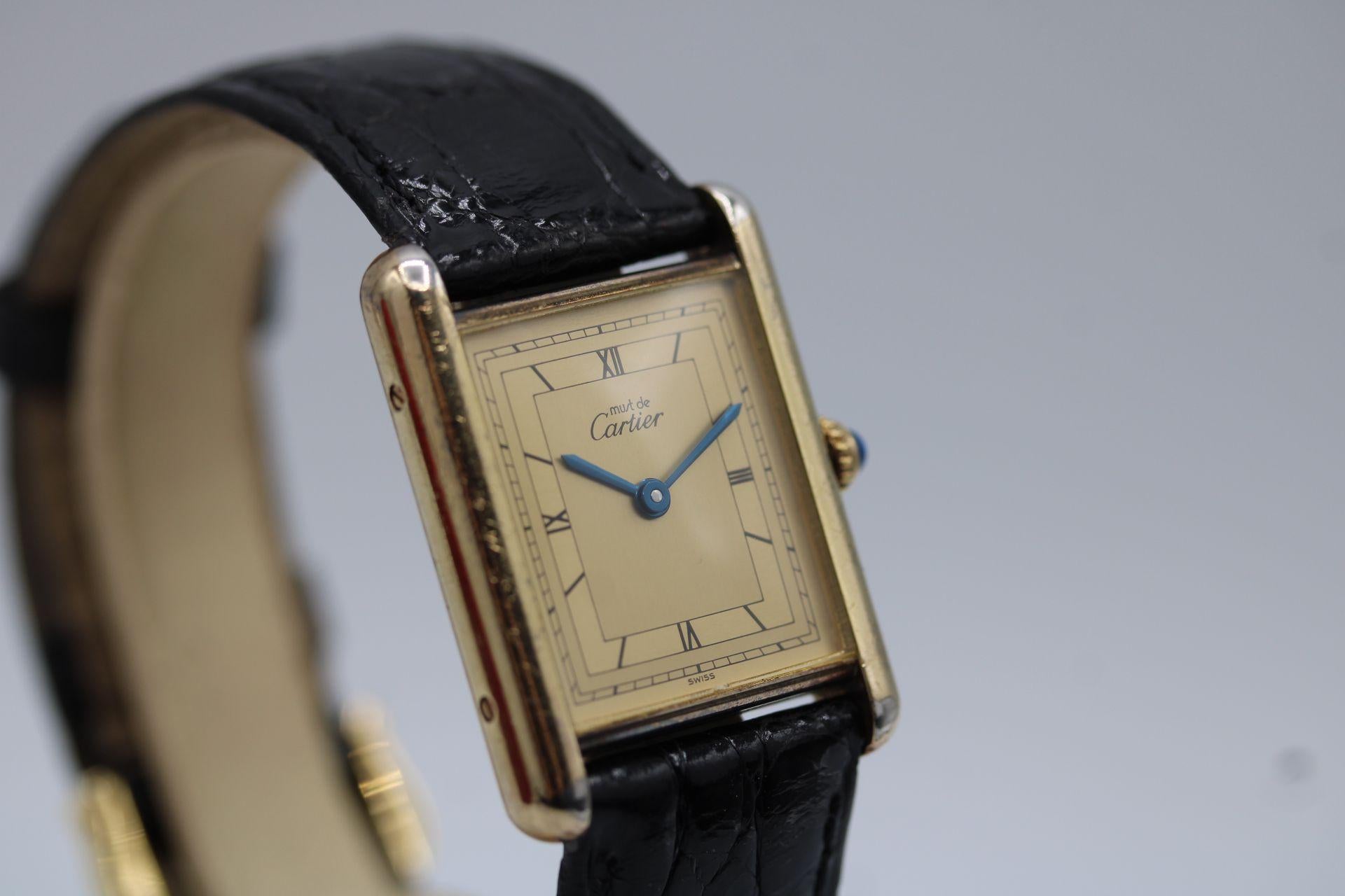 Cartier Tank Vermeil 681006 2