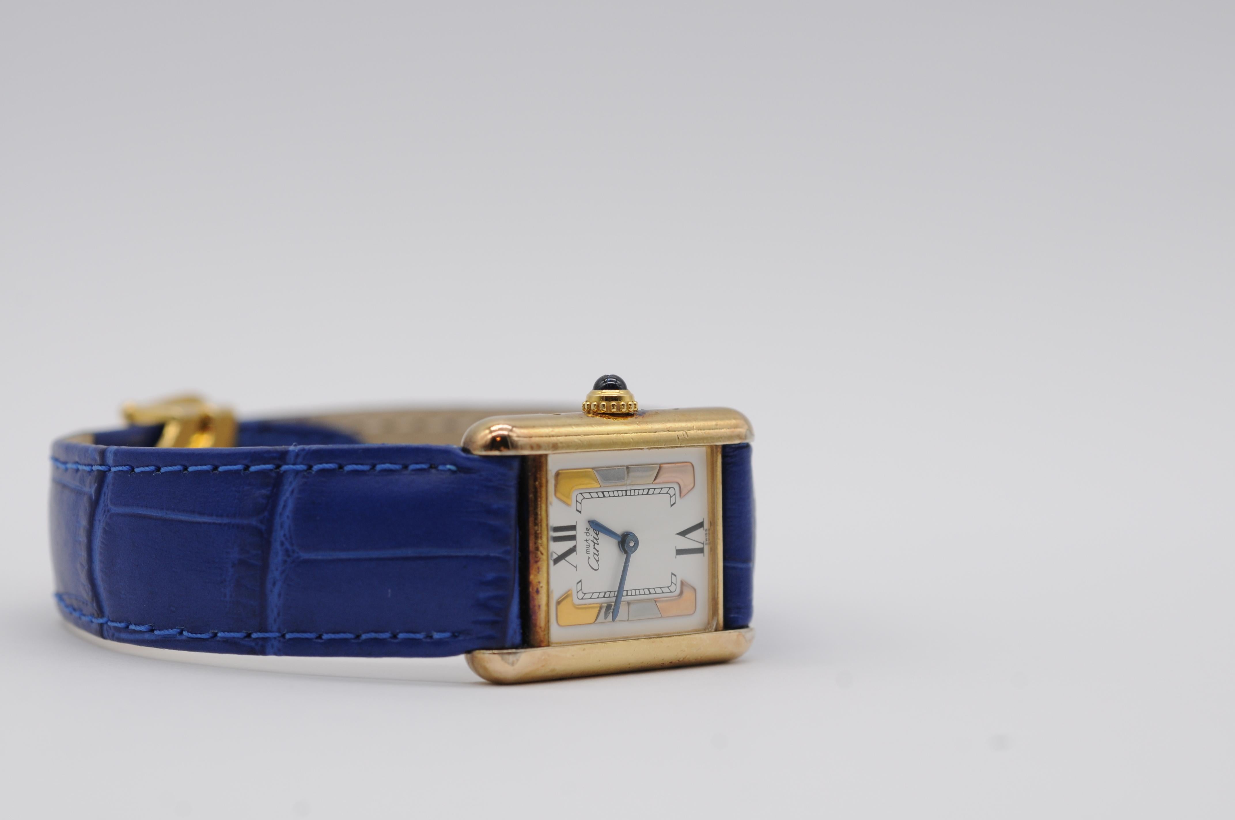 cartier tank argent