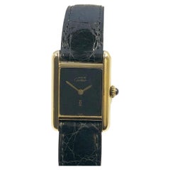 Cartier Tank Vermeil Montre-bracelet mécanique pour femmes
