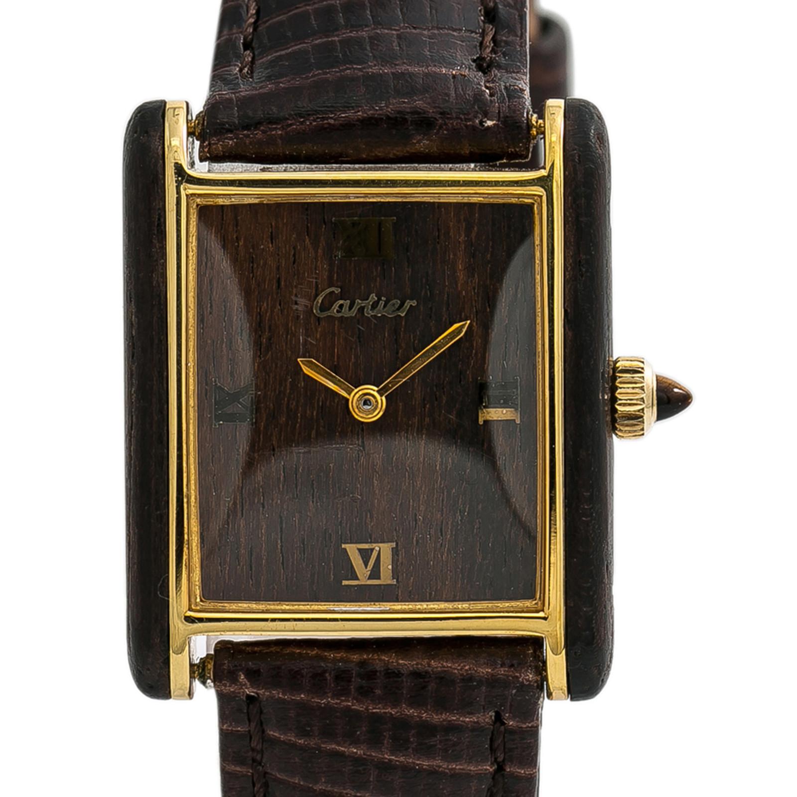 Women's Cartier Tank Vermeil1920, Dial Certified Authentic