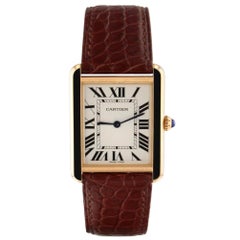 Cartier Tank W5200025, Millimeters Silver Dial, Certified and Warranty