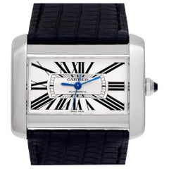 Cartier tank W6300755, Silver Dial, Certified and Warranty