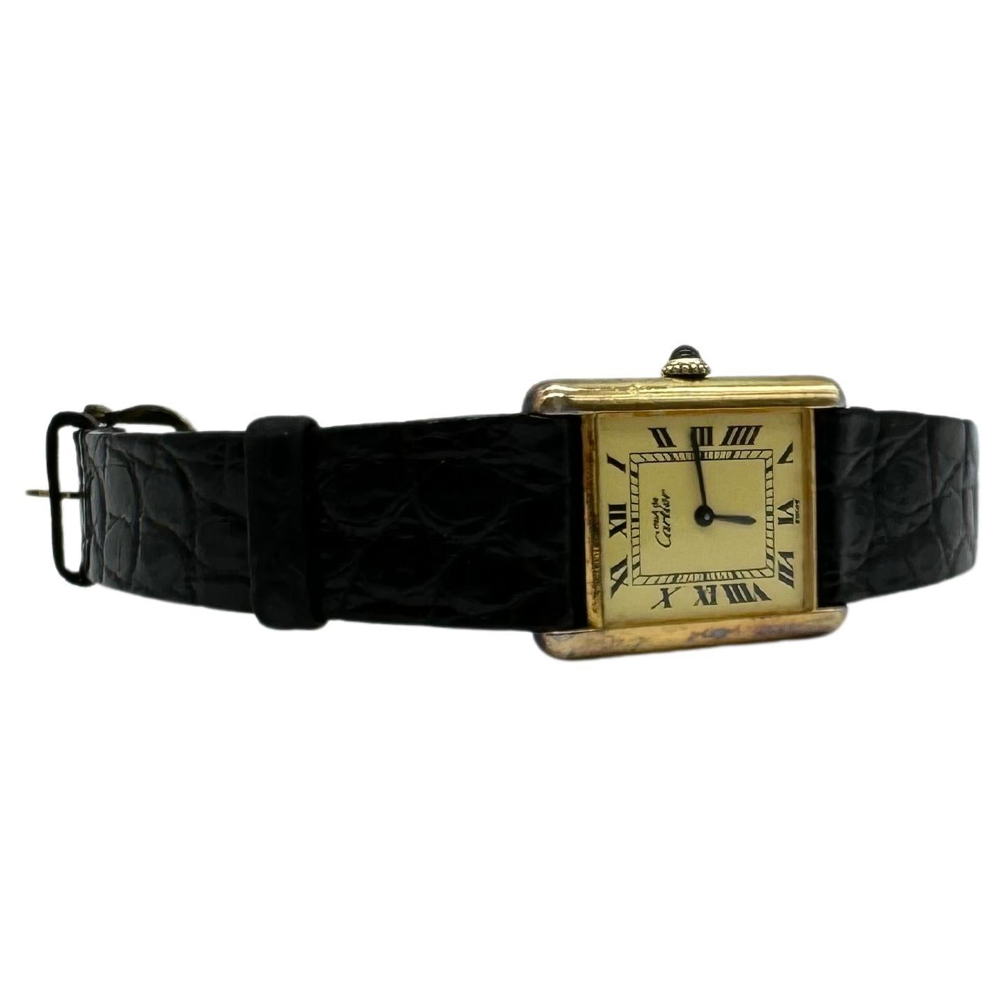 Cartier Tank watch argent 25x31mm Manual Wind 3