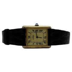 Cartier Tank watch argent 25x31mm Manual Wind