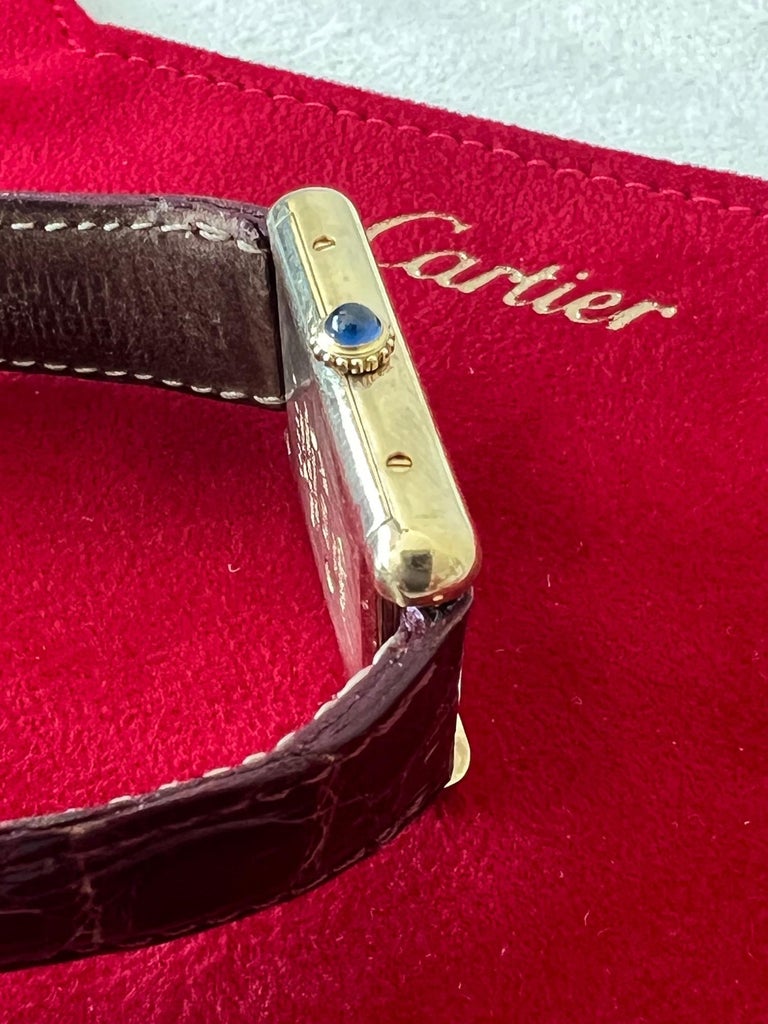 Cartier Tank Watch, circa 1980s For Sale at 1stDibs