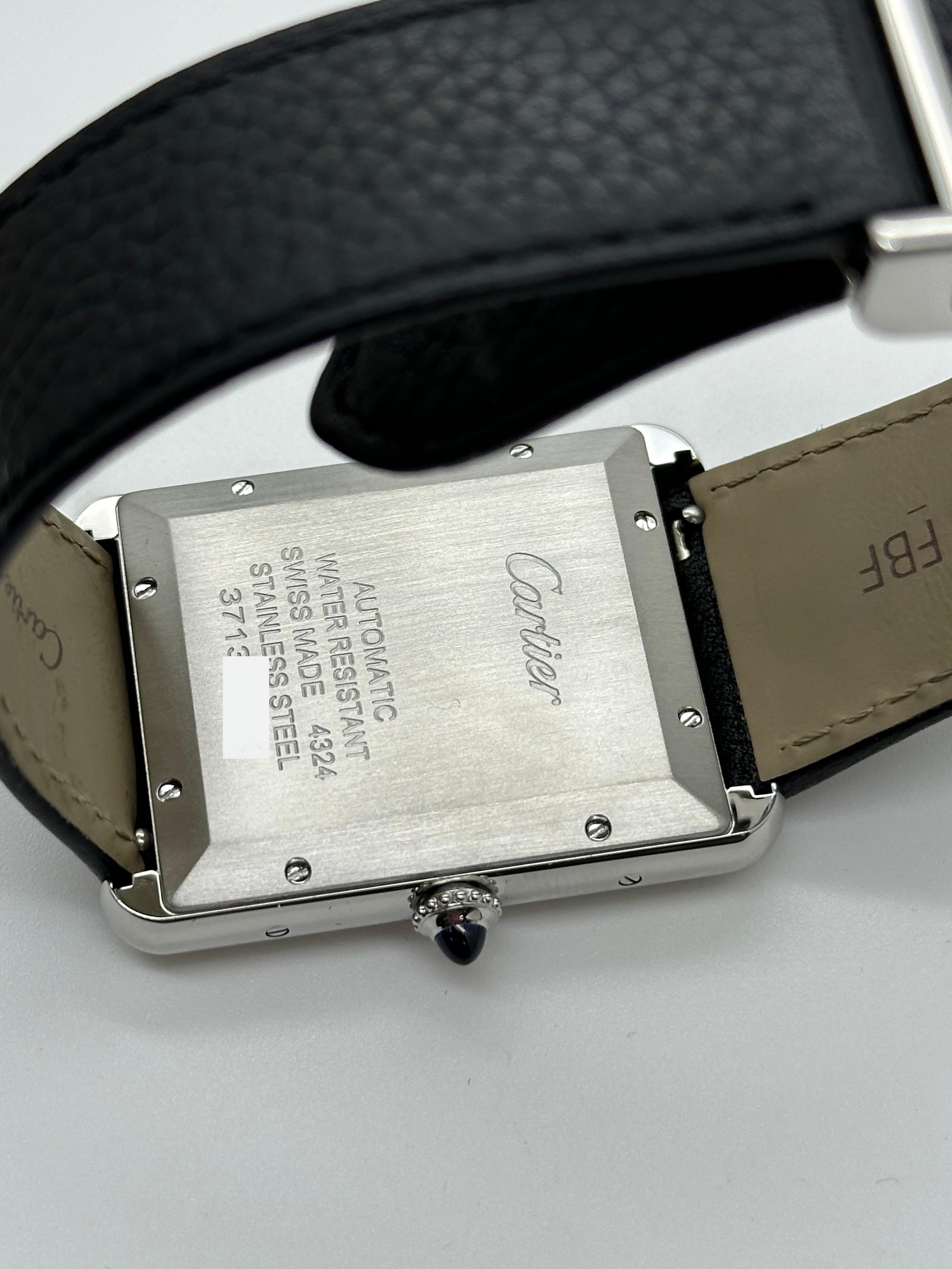 Cartier Tank XL WSTA0040 Ref 4342 Stainless Steel Box Paper 2021 3
