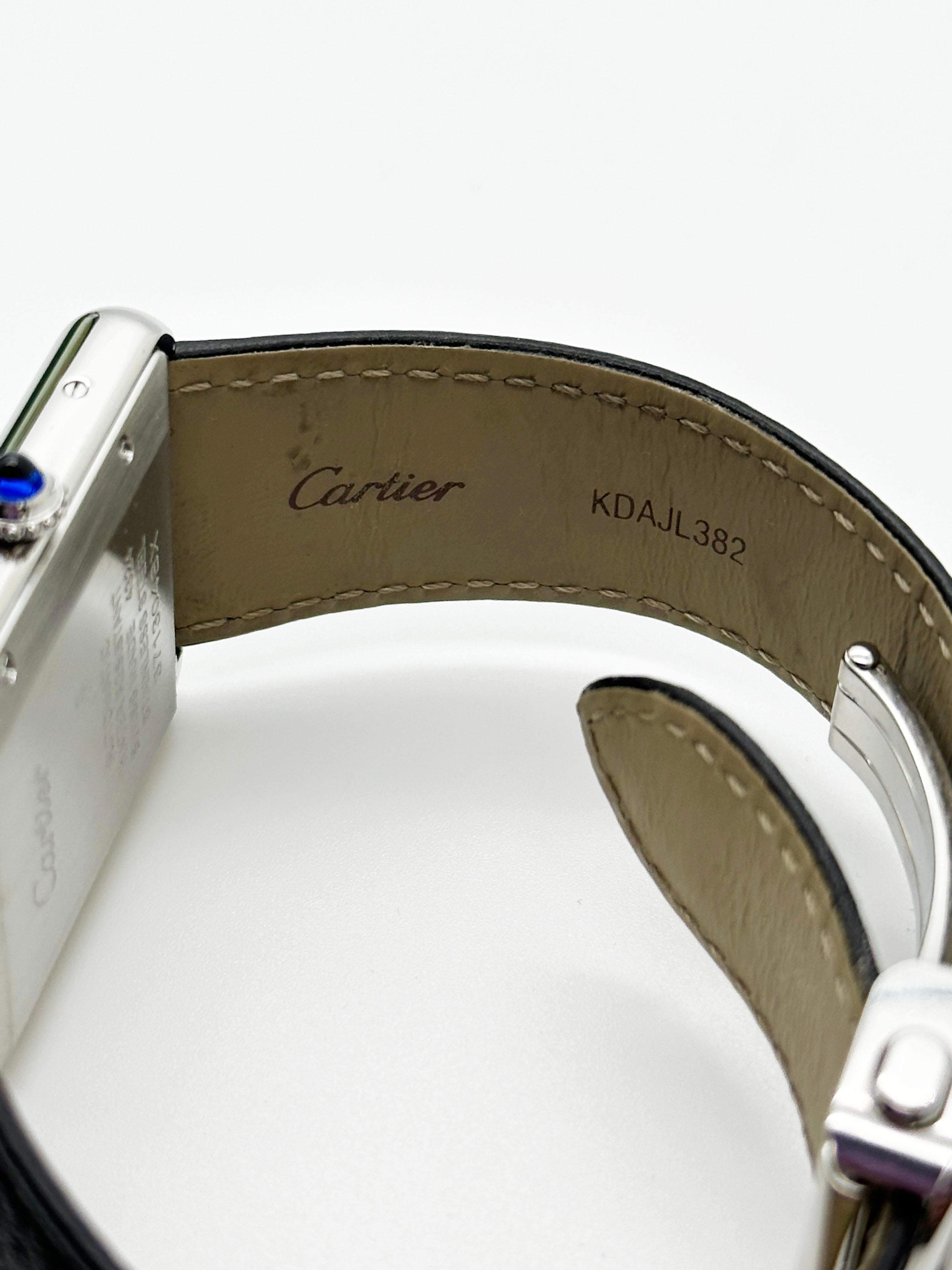Cartier Tank XL WSTA0040 Ref 4342 Stainless Steel Box Paper 2021 4