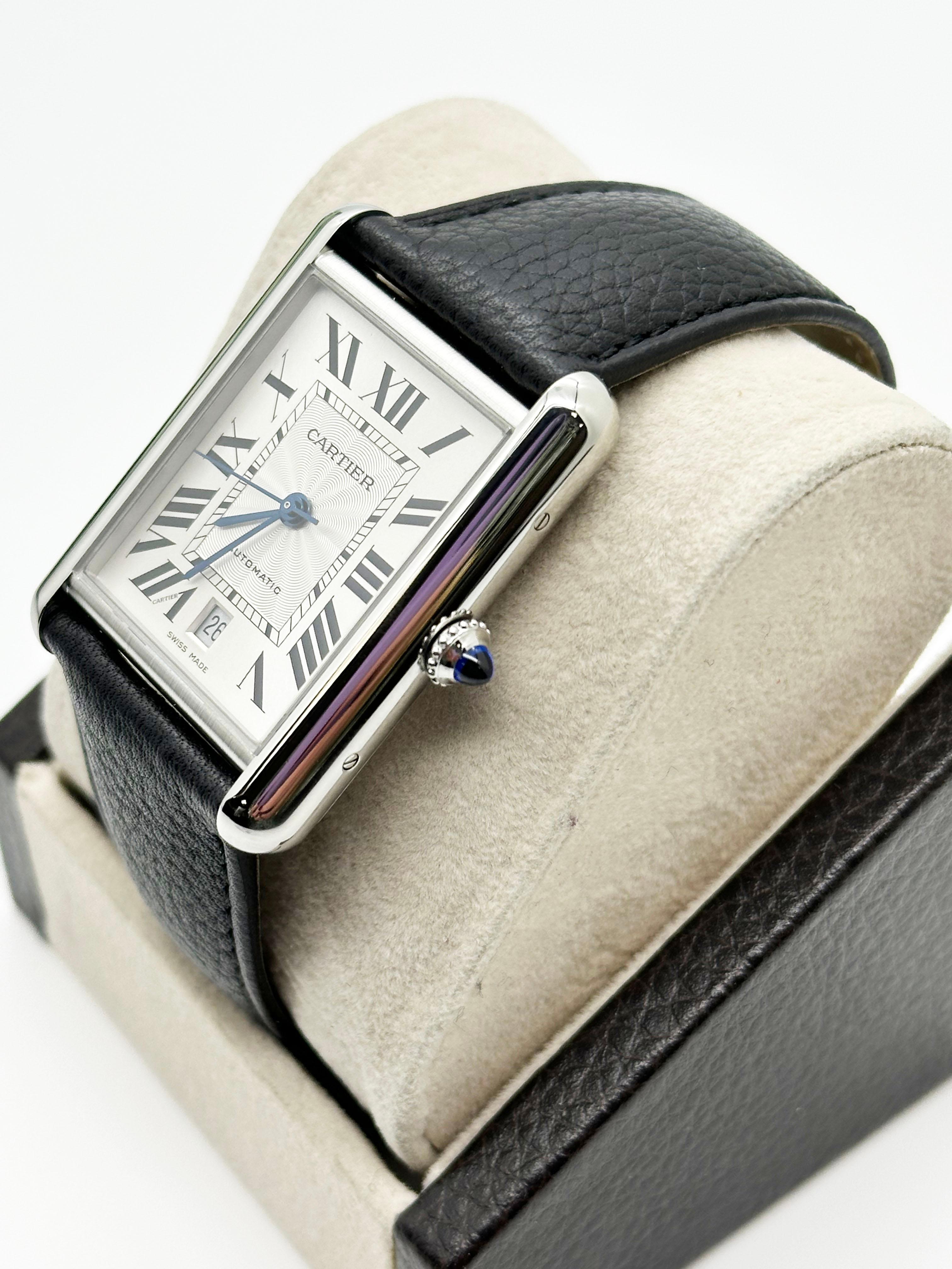 Cartier Tank XL WSTA0040 Ref 4342 Stainless Steel Box Paper 2021 1