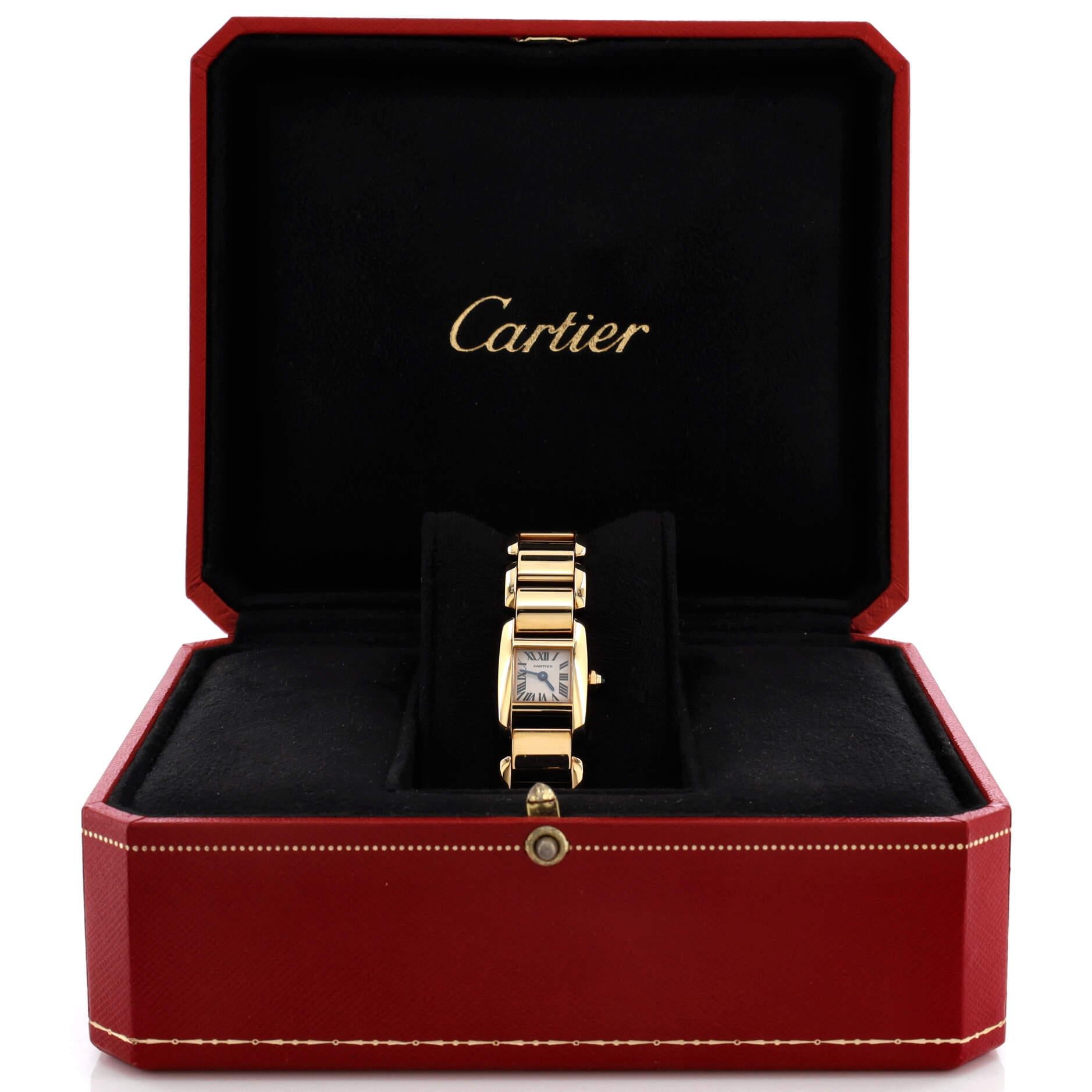 Condition: Very good. Moderate scratches and wear throughout. Wear and scratches on case and bracelet.
Accessories: Box
Measurements: Case Size/Width: 16mm, Watch Height: 6mm, Band Width: 15mm, Wrist circumference: 6.0