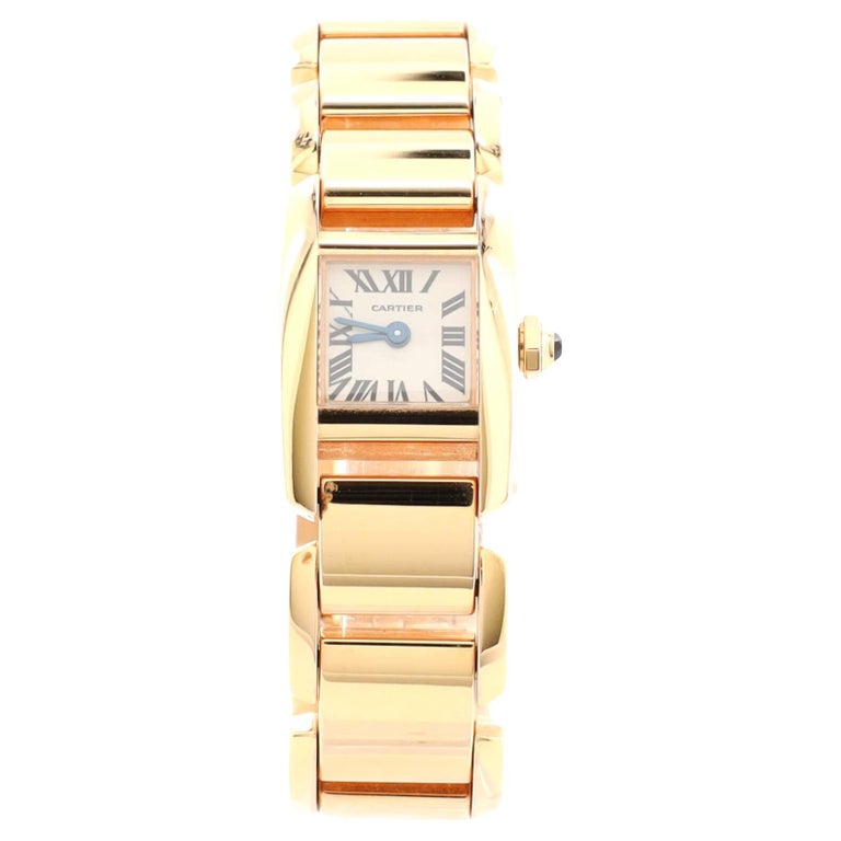 Cartier Tankissime Quartz Watch Yellow Gold 16 at 1stDibs